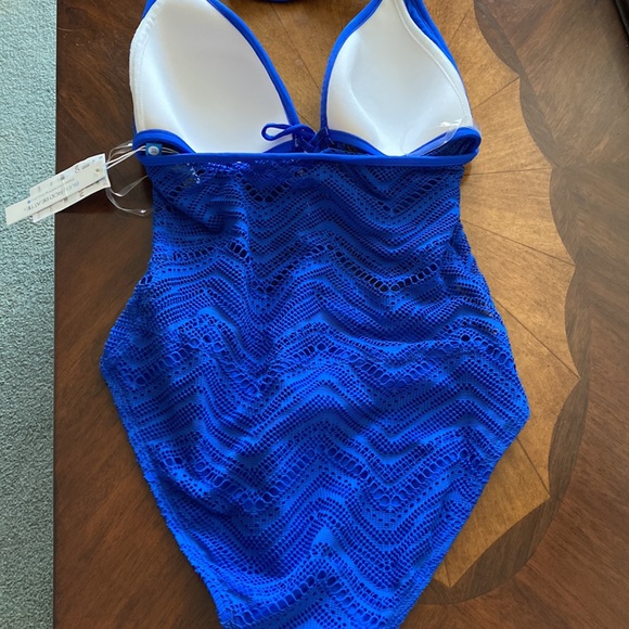 Blue Rod Beattie one piece Swimsuit Size 8. NWT bought at Nordstrom. Royal Blue - Picture 4 of 5